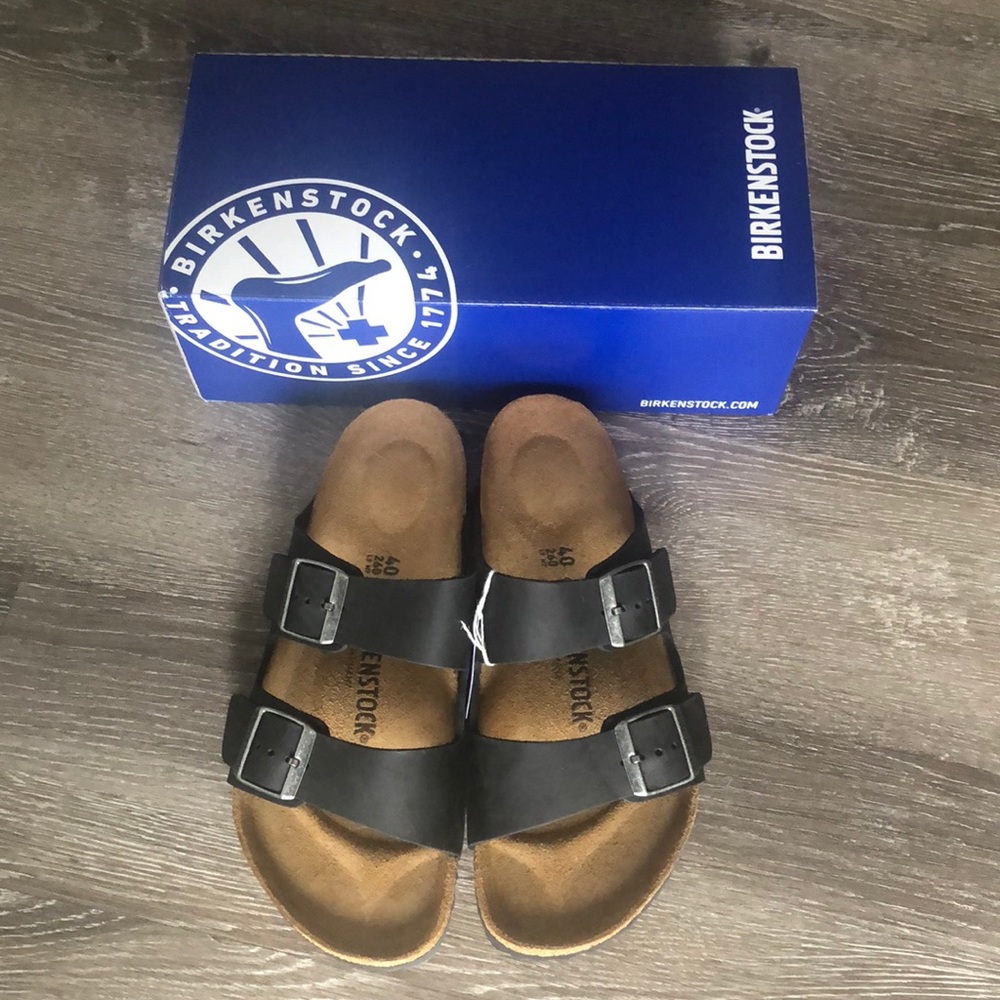 Arizona Birkenstock size 40 - black